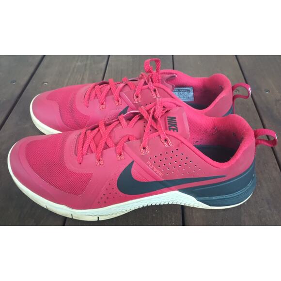 NIKE METCON 1 FLYWIRE CROSS TRAINING SHOE 704688 616 MENS 11.5 RED - Picture 13 of 15